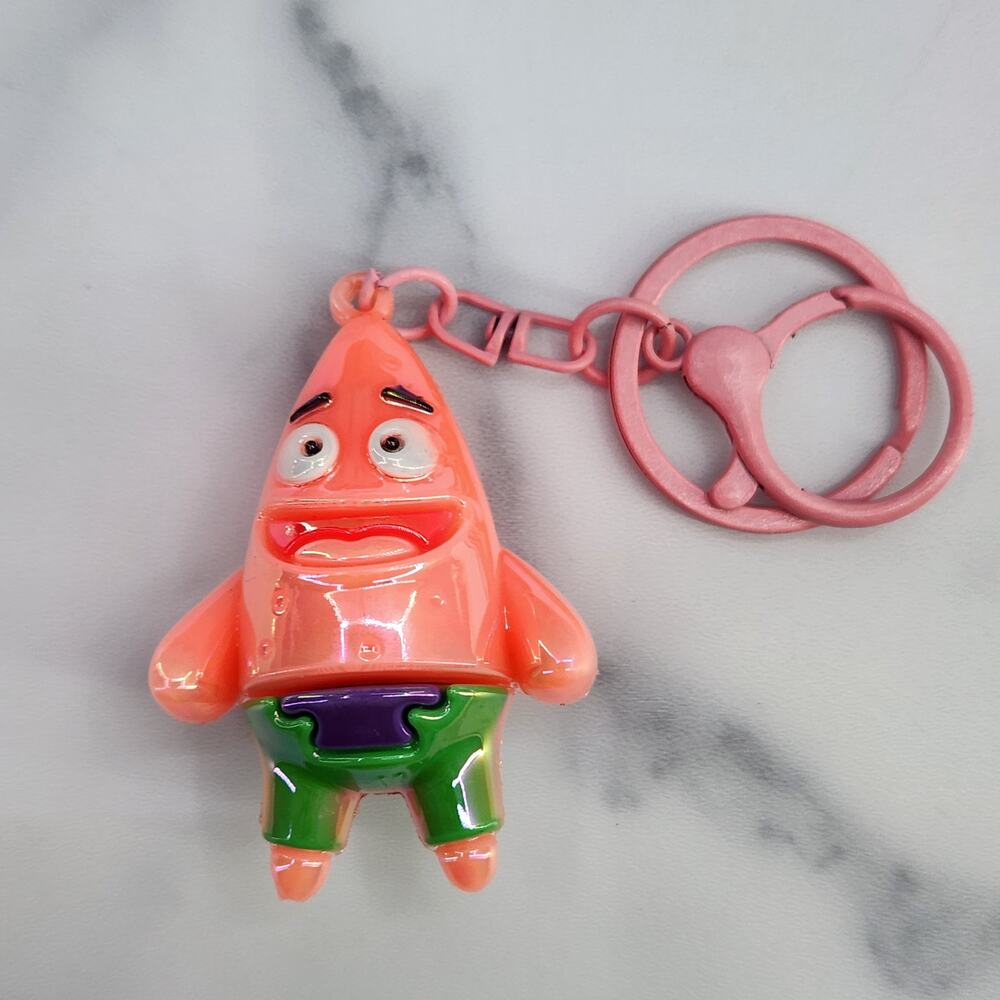 Patrick Star 3D Figure Keychain & Bag Charm SpongeBob SquarePants Character
